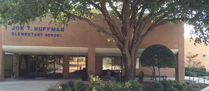 Huffman Elementary School front entrance 